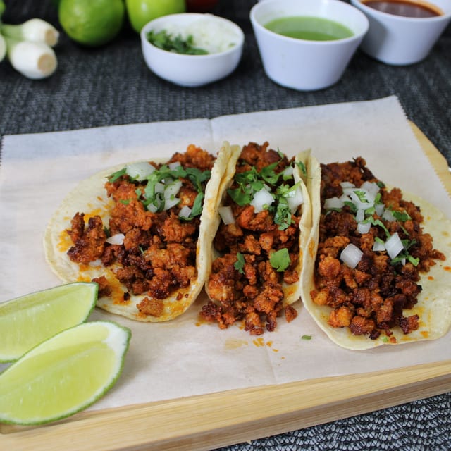 Chorizo / Mexican Chorizo Taco.