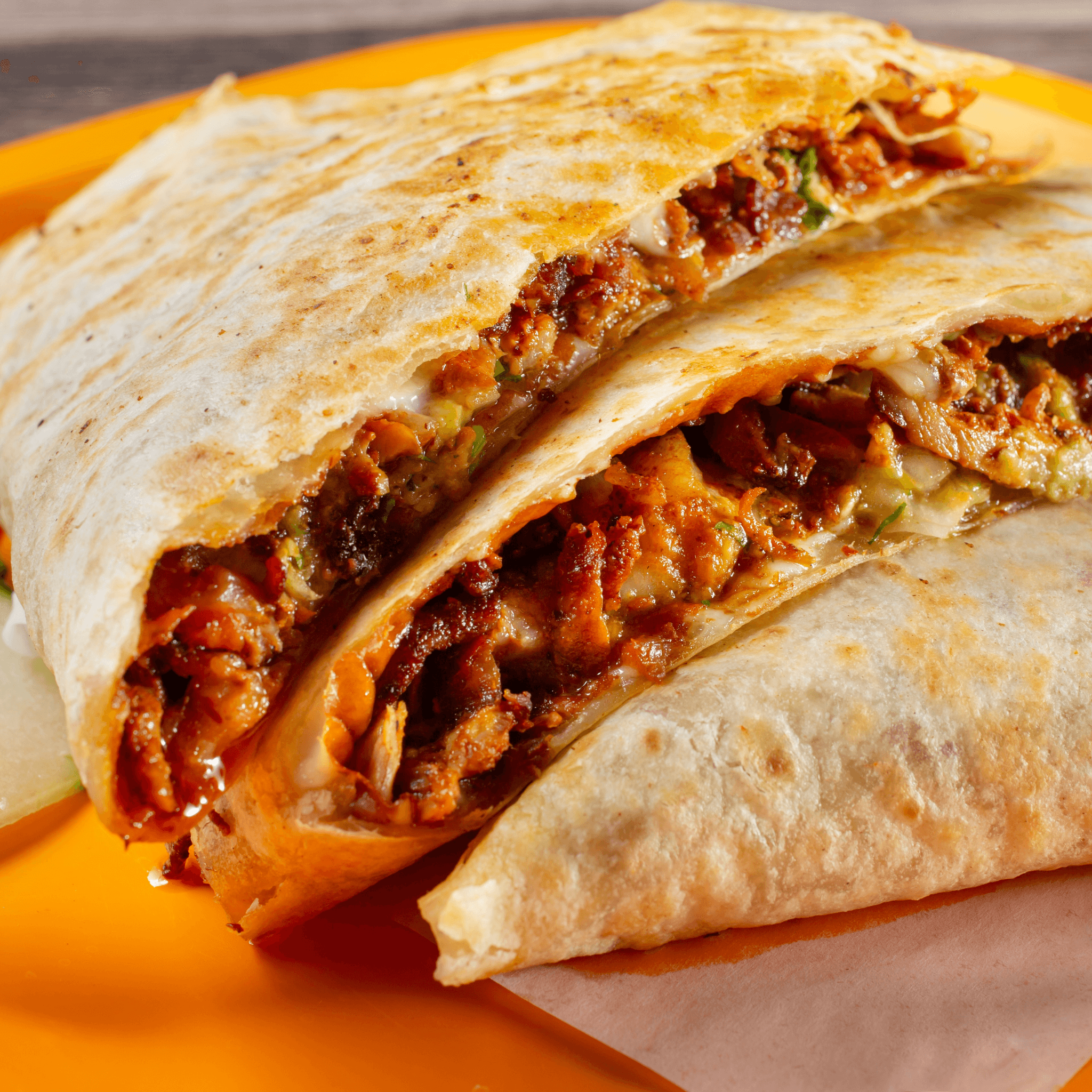 Pastor / Marinated Pork Quesadilla.