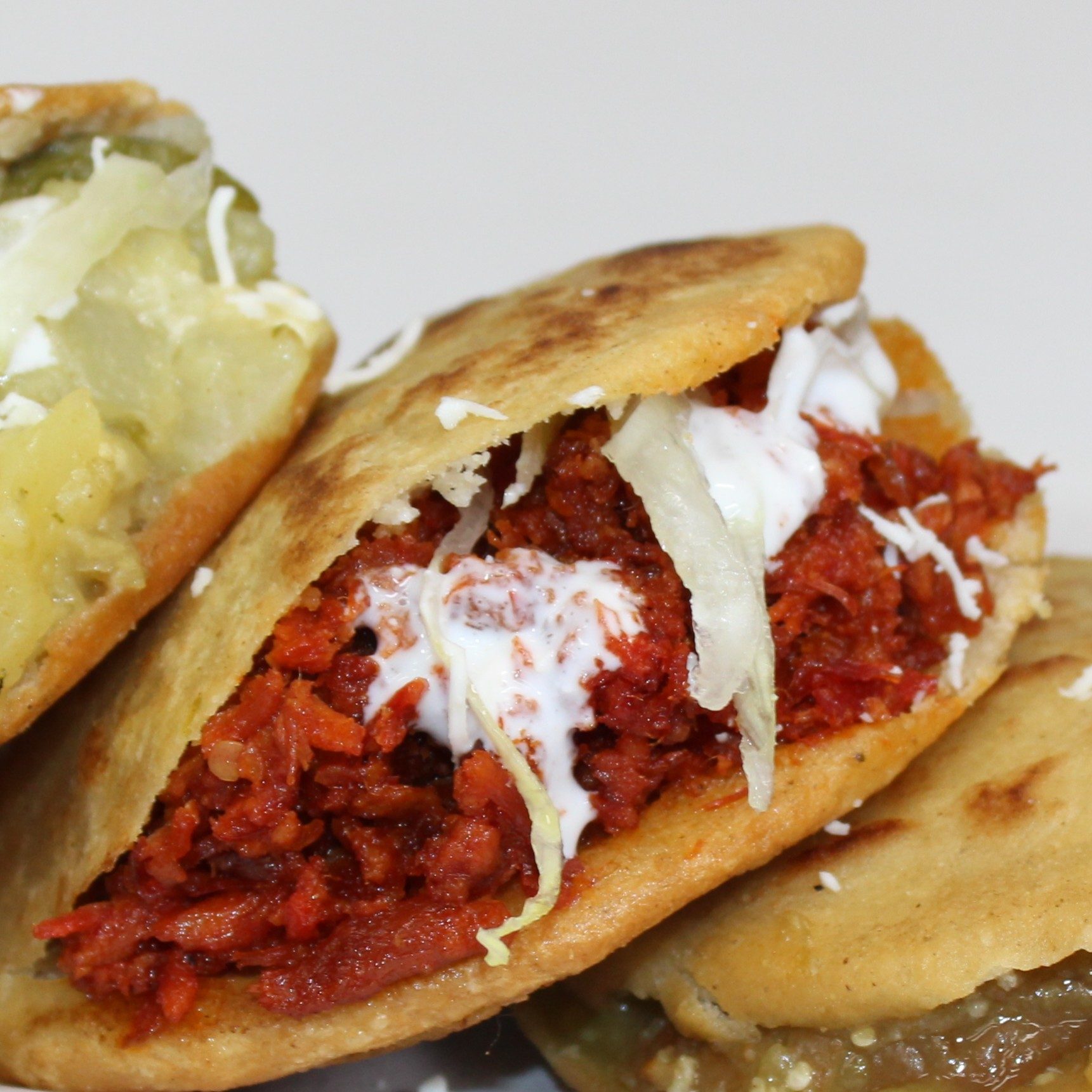 Gordita Chicharrón Prensado.