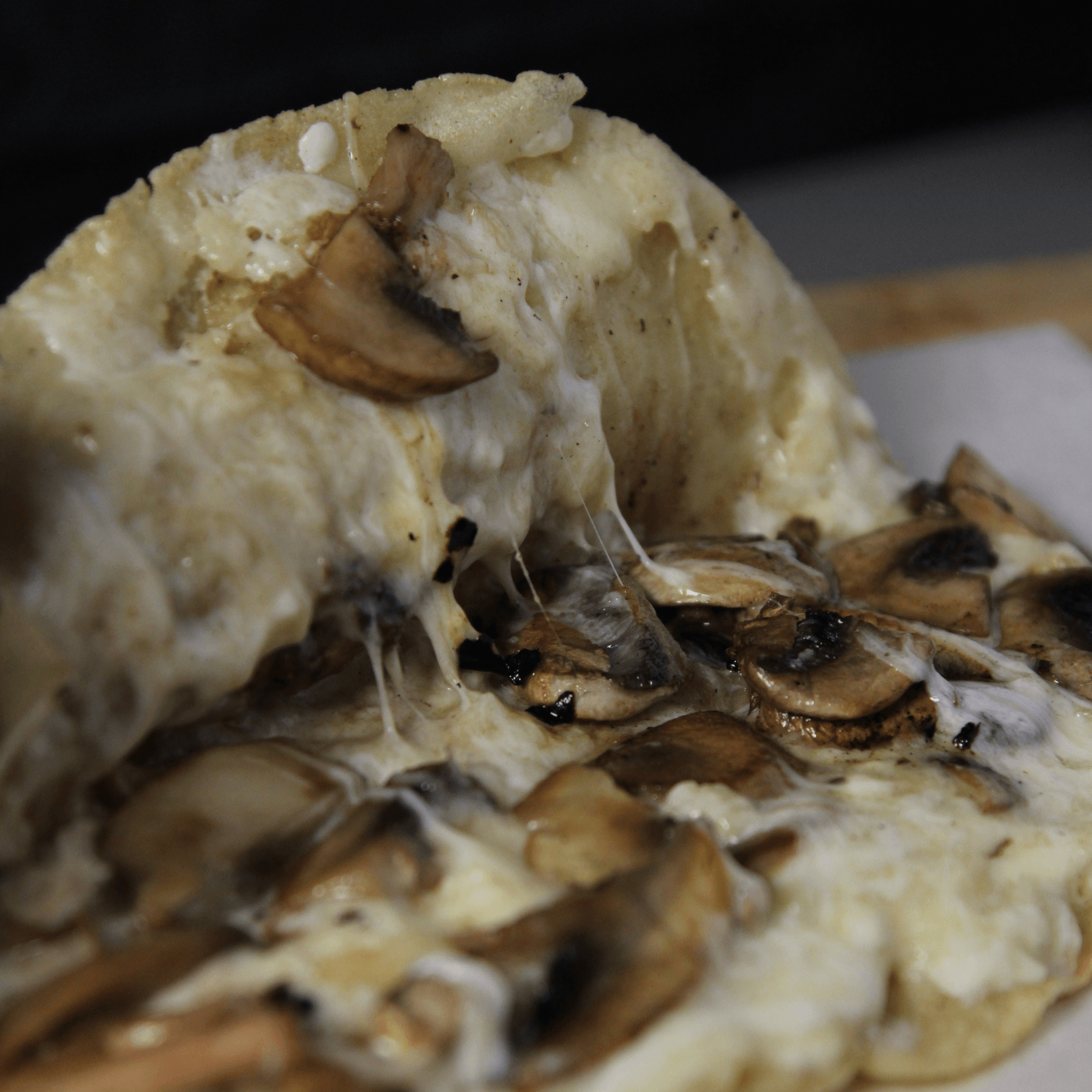 Mushroom Quesadilla.